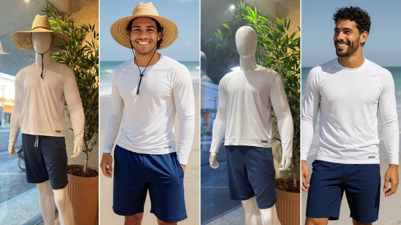 Agilidade e impacto visual: o FotoModel transforma a criação de coleções com rapidez.