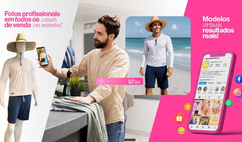 FotoModel acelera a produção de imagens para coleções dinâmicas, sem abrir mão da qualidade.